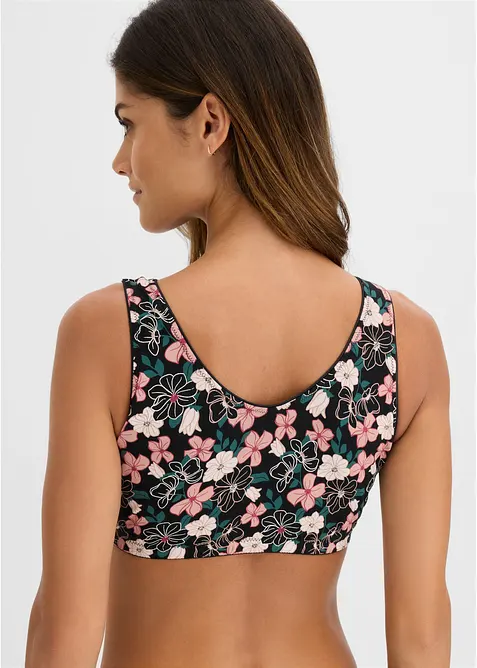 Reggiseno senza ferretto con chiusura anteriore e cotone (pacco da 2), bonprix