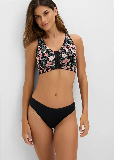 Reggiseno senza ferretto con chiusura anteriore e cotone (pacco da 2), bonprix