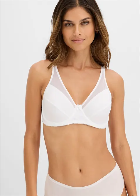 Reggiseno con ferretto e mesh (pacco da 2), bonprix