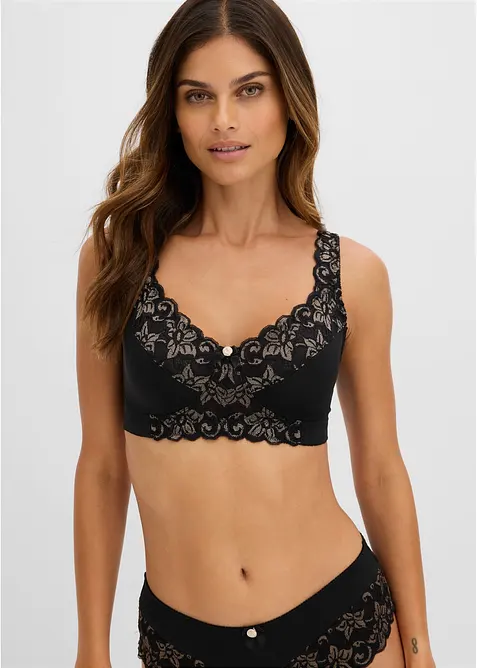 Reggiseno minimizer senza ferretto con spalline imbottite, bonprix