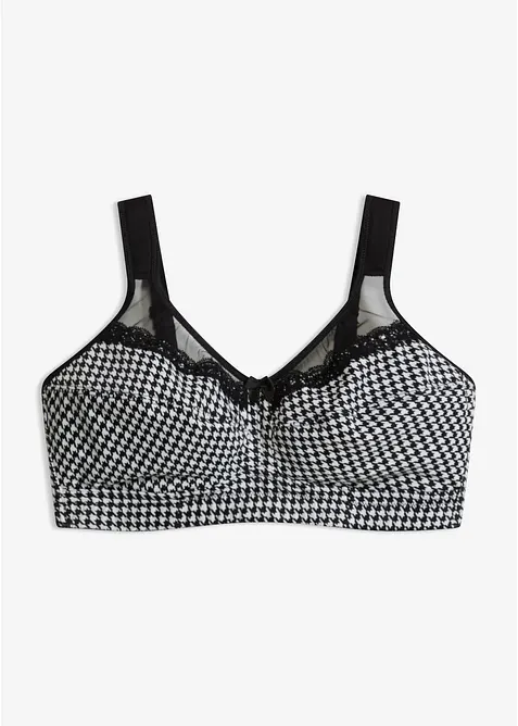 Reggiseno contenitivo senza ferretto con spalline imbottite, bonprix