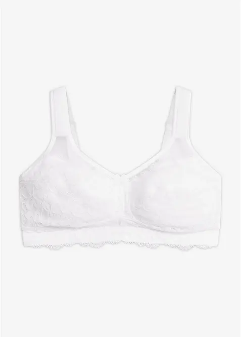 Reggiseno contenitivo senza ferretto con spalline imbottite, bonprix