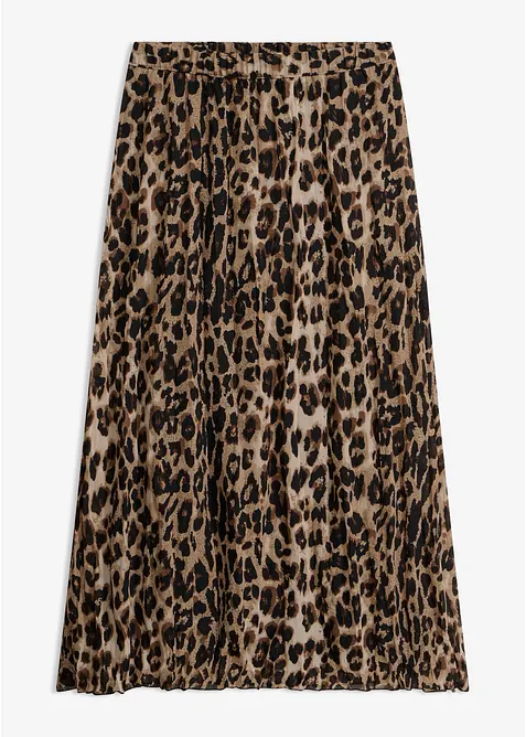 Gonna di chiffon con effetto crinkle, bonprix