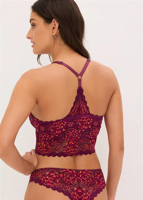 Reggiseno bustier foderato in morbido cotone, bonprix