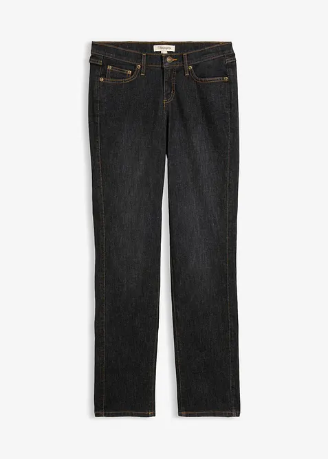 Jeans elasticizzati straight, vita media, bonprix