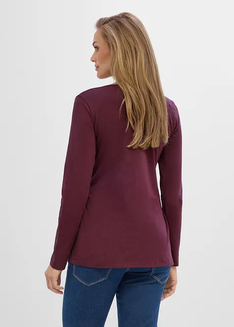 Maglia pr&eacute;maman / da allattamento 2 in 1 in cotone biologico, bonprix