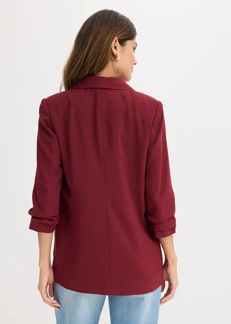 Blazer lungo con maniche drappeggiate, bonprix