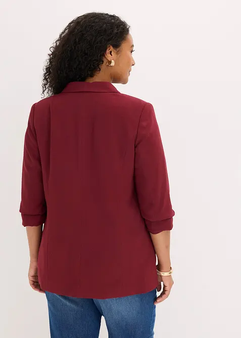 Blazer lungo con maniche drappeggiate, bonprix