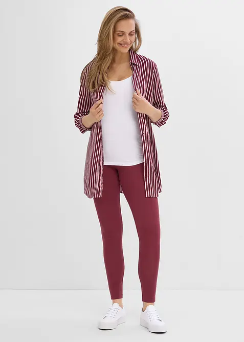 Leggings pr&eacute;maman in cotone biologico (pacco da 2), bonprix