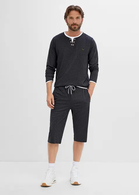 Maglia 2 in 1 a maniche lunghe (pacco da 2), bonprix