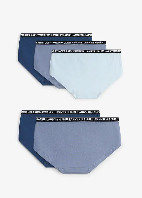 Panty con morbido cotone (pacco da 5), bonprix