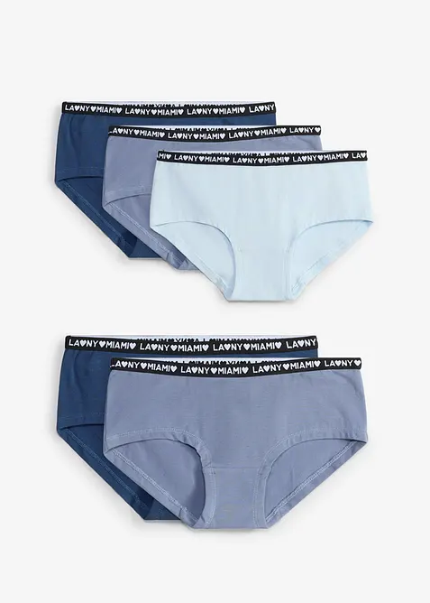 Panty con morbido cotone (pacco da 5), bonprix