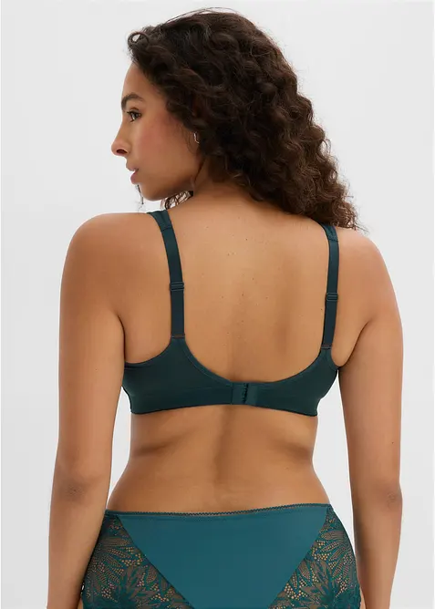 Reggiseno contenitivo senza ferretto con spalline imbottite (pacco da 2), bonprix