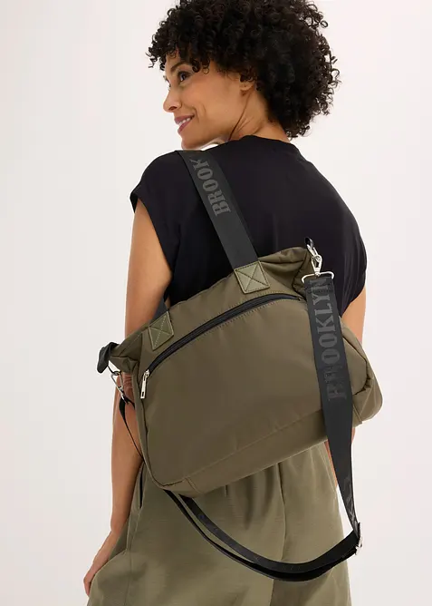 Borsa sportiva con dettagli a contrasto, bonprix