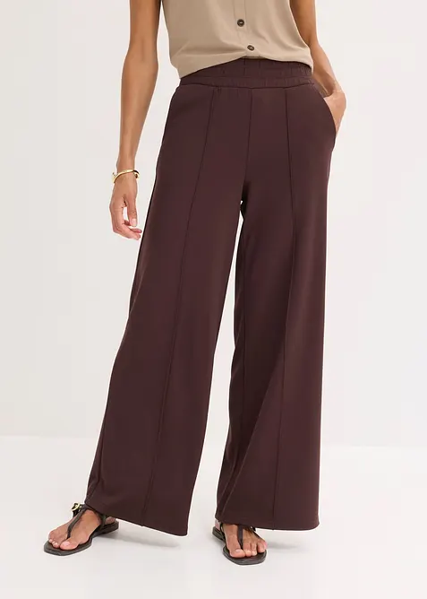 Pantaloni di jersey larghi, bonprix