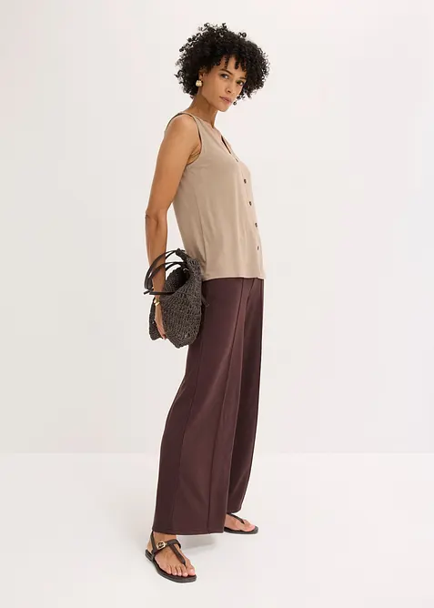 Pantaloni di jersey larghi, bonprix