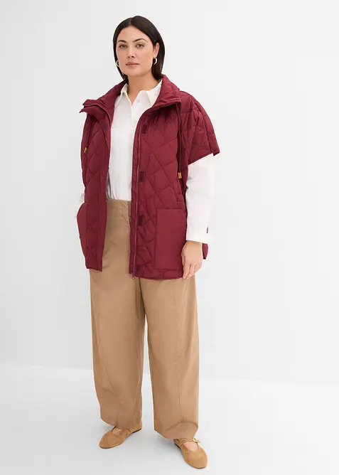 Gilet tecnico trapuntato oversize, idrorepellente, bonprix