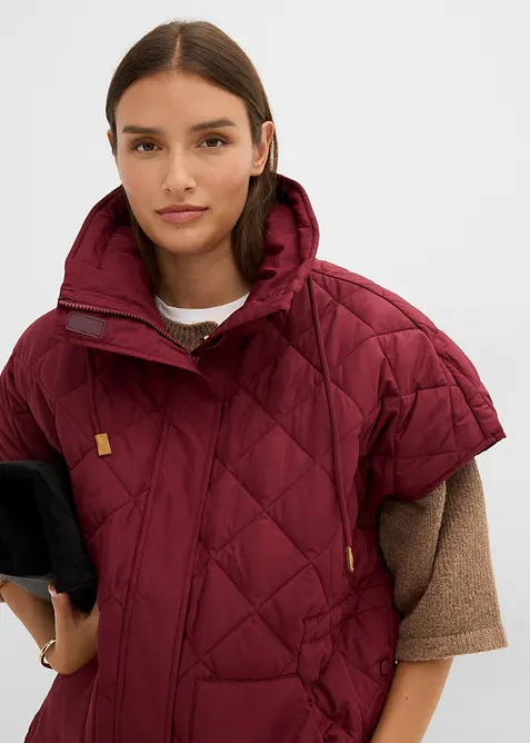 Gilet tecnico trapuntato oversize, idrorepellente, bonprix