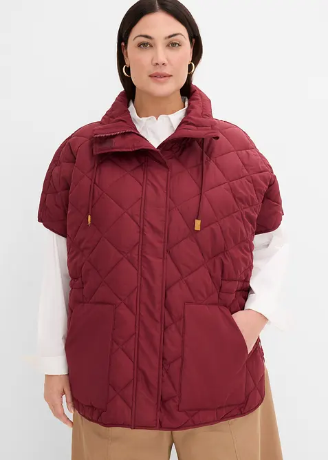 Gilet tecnico trapuntato oversize, idrorepellente, bonprix