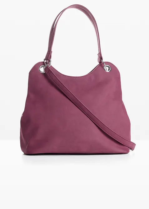 Borsa a mano in similpelle scamosciata, bonprix