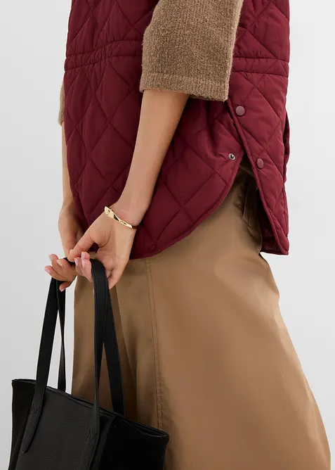 Gilet tecnico trapuntato oversize, idrorepellente, bonprix