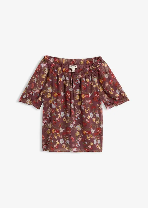 Blusa a spalle scoperte, bonprix