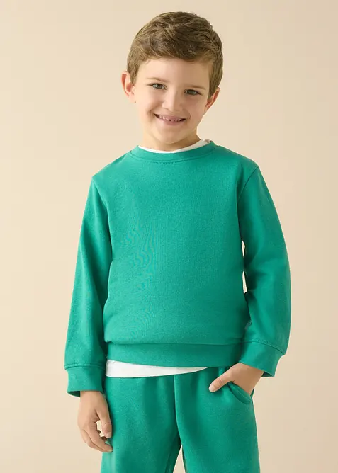Felpa in misto cotone morbido (pacco da 2), bonprix