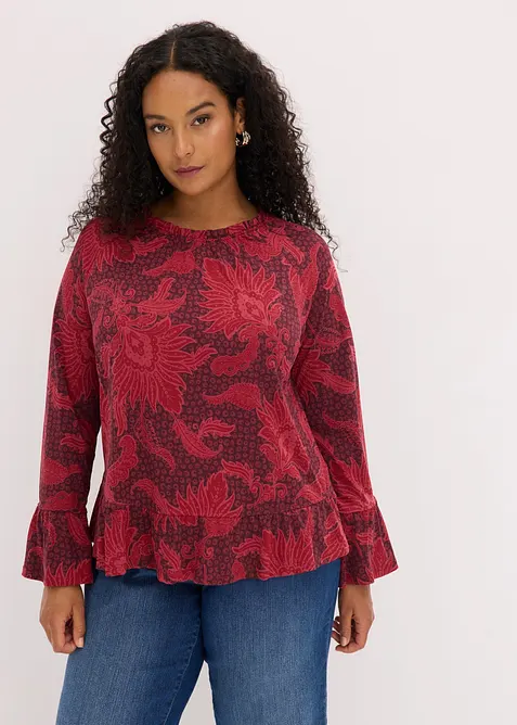 Maglia in morbido misto modal, bonprix