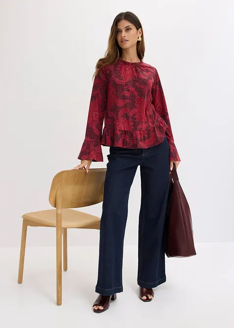 Maglia in morbido misto modal, bonprix