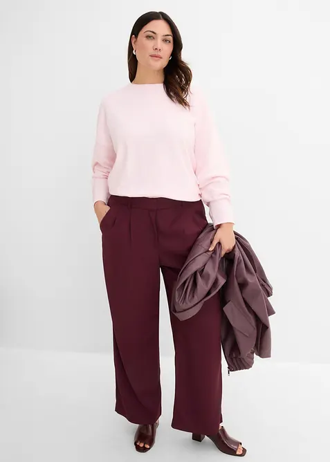 Maglia a maniche lunghe in puro cotone, bonprix