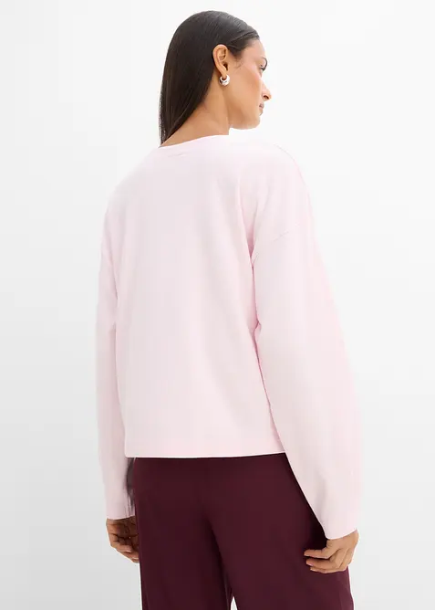 Maglia a maniche lunghe in puro cotone, bonprix