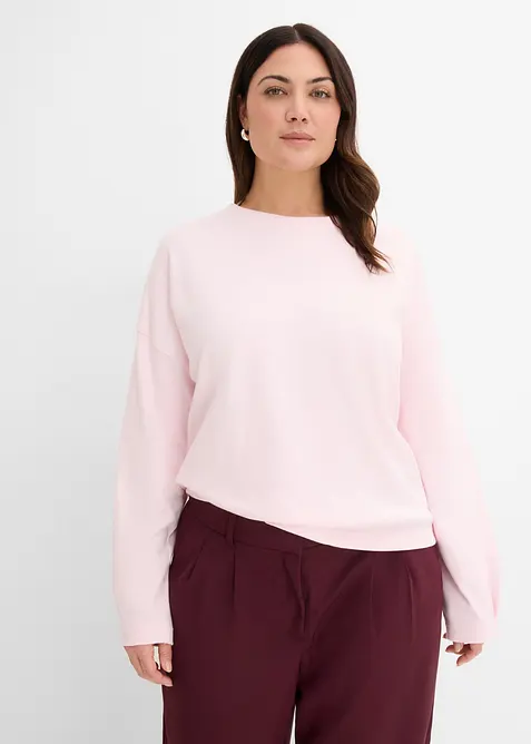 Maglia a maniche lunghe in puro cotone, bonprix