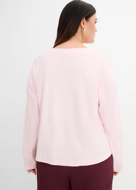 Maglia a maniche lunghe in puro cotone, bonprix