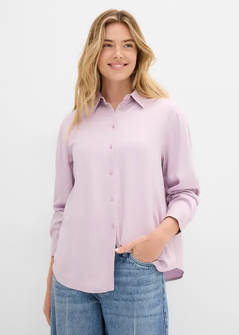 Camicia in morbida viscosa, bonprix