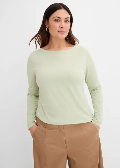 Maglia a maniche lunghe leggera, bonprix