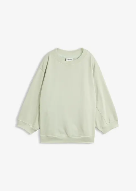 Felpa oversize in puro cotone, bonprix