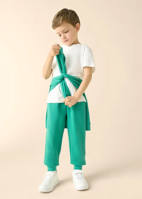 Pantaloni da jogging in misto cotone morbido (pacco da 2), bonprix