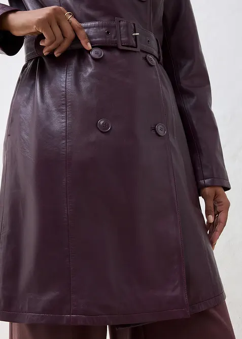 Trench in nappa d'agnello, bonprix