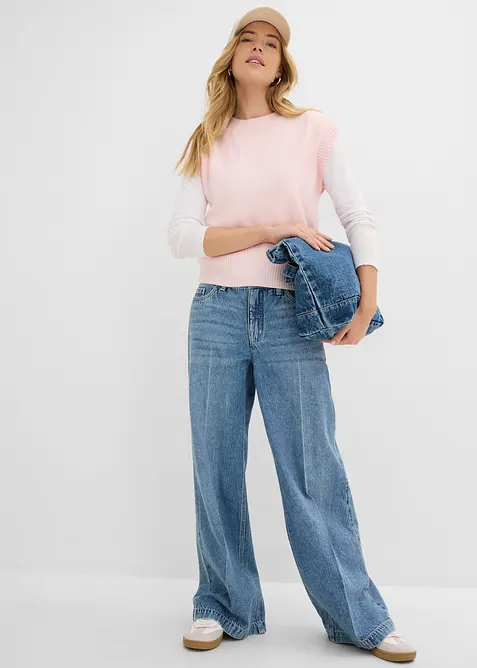 Gilet in maglia oversize, bonprix