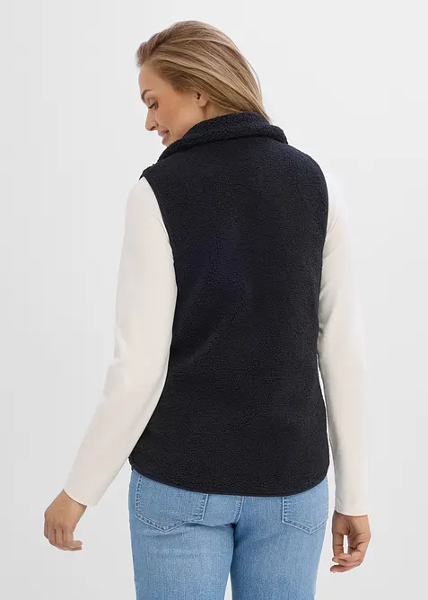 Gilet pr&eacute;maman 3 in 1 in soffice teddy con inserto babywearing, bonprix