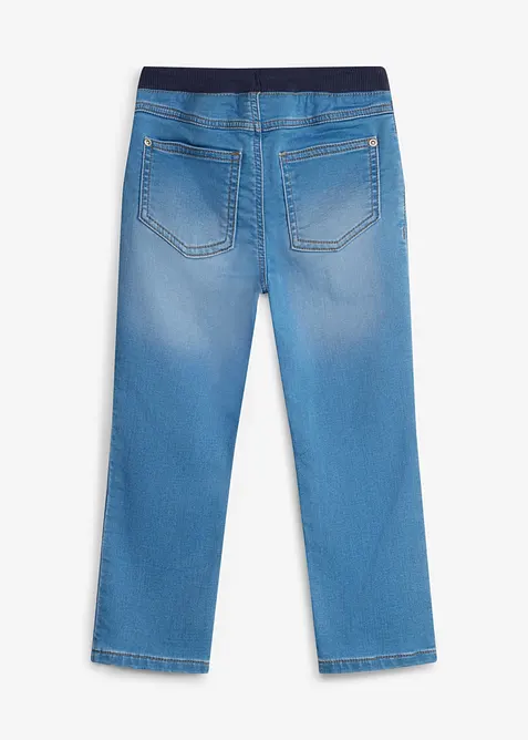 Jeans in felpa con elastico in vita regular fit, straight, bonprix
