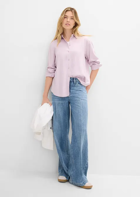 Camicia in morbida viscosa, bonprix