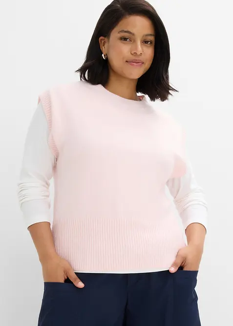 Gilet in maglia oversize, bonprix