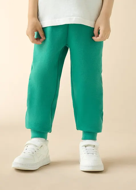Pantaloni da jogging in misto cotone morbido (pacco da 2), bonprix