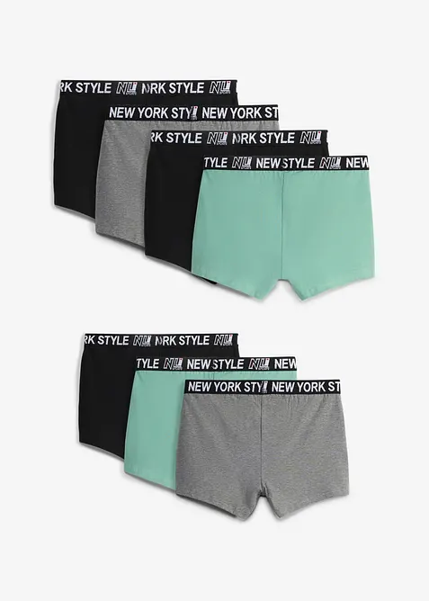 Boxer aderenti con morbido cotone (pacco da 7), bonprix
