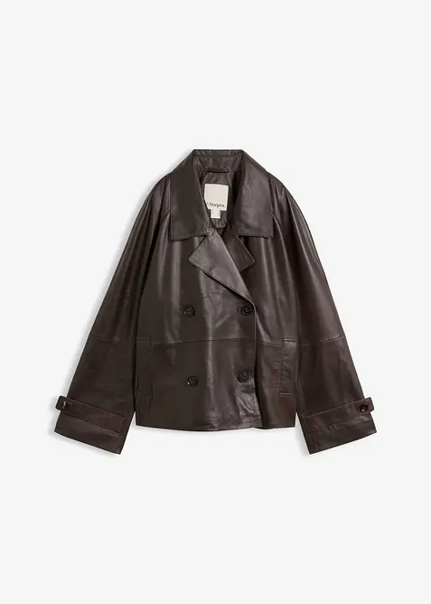 Caban in nappa d'agnello, bonprix