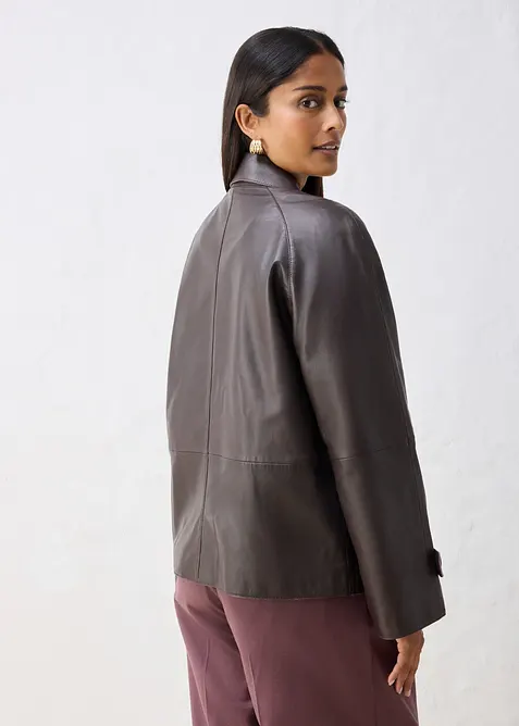 Caban in nappa d'agnello, bonprix