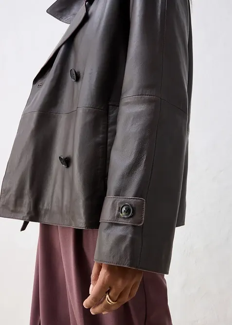Caban in nappa d'agnello, bonprix