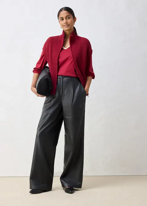 Gilet in maglia di morbido misto lana, bonprix