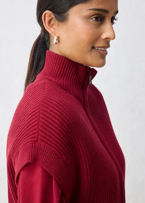 Gilet in maglia di morbido misto lana, bonprix